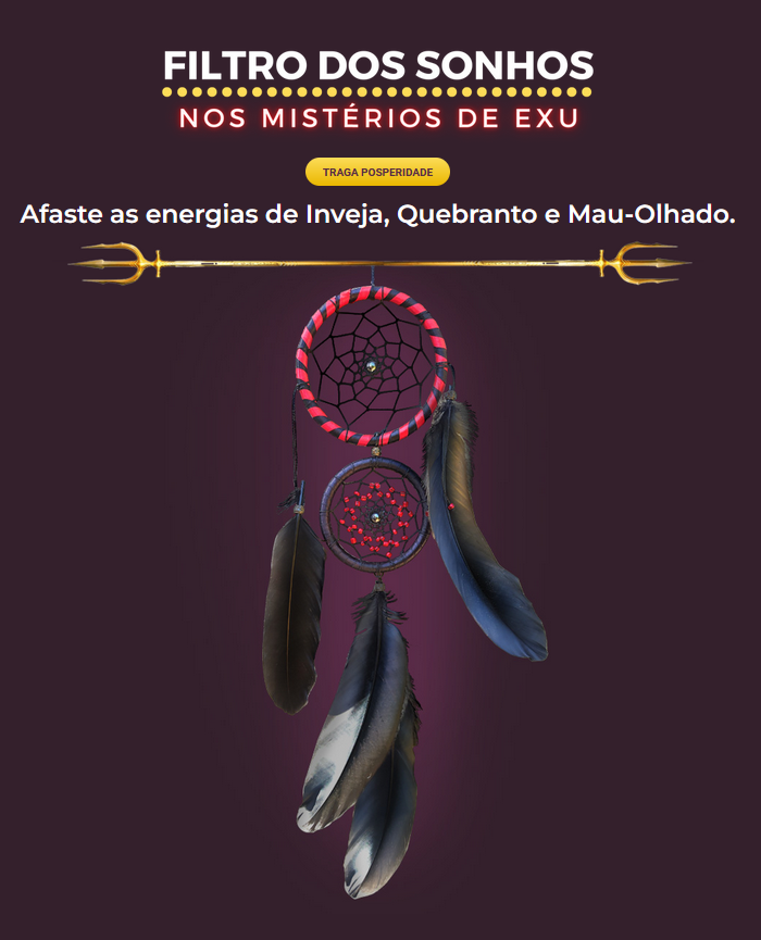 Filtro dos sonhos de Exu
